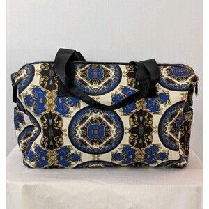 NEW Alice + Olivia By Stacey Bendet Duffel Bag Sport Weekender Romance Pattern